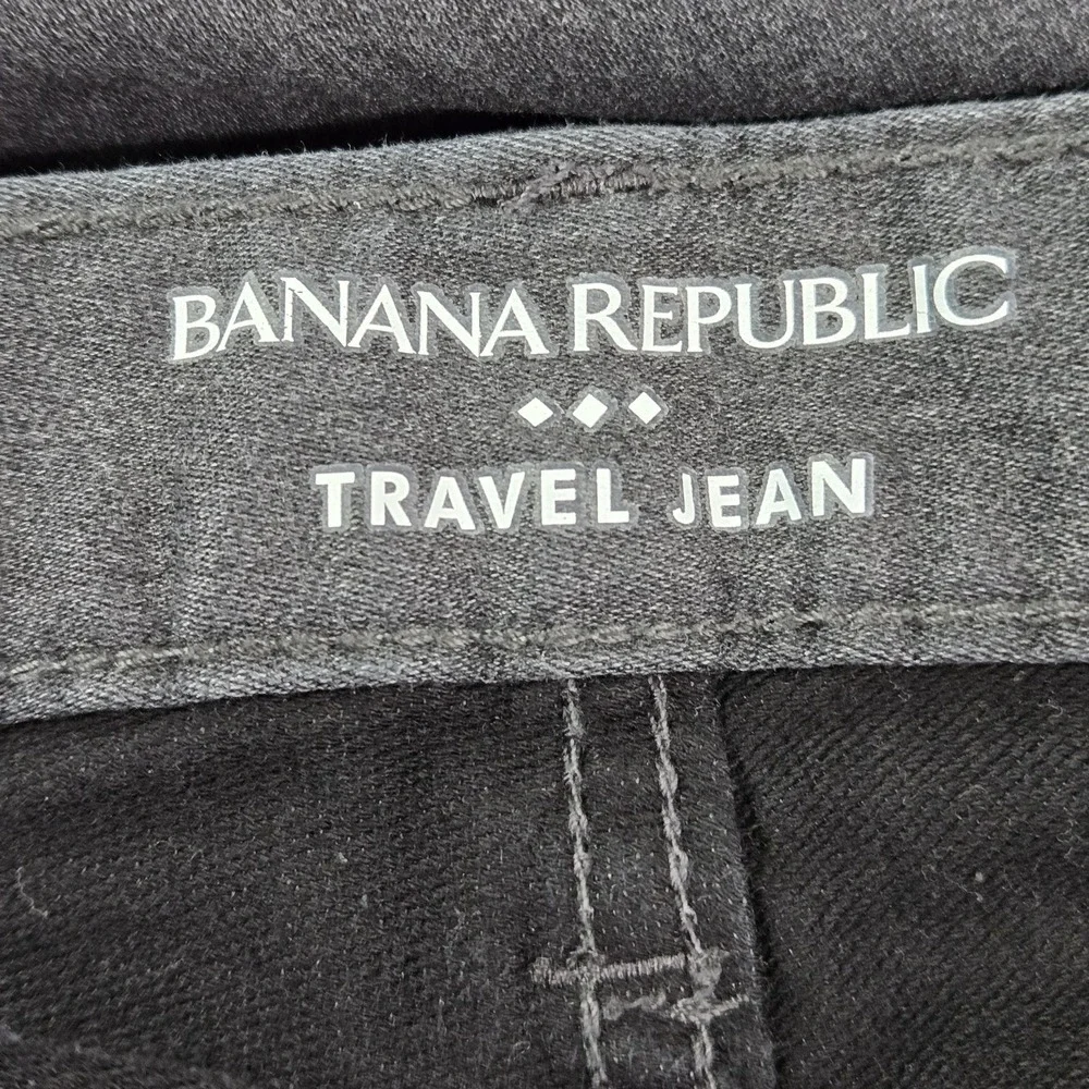 Banana Republic‎ Men Jeans 36X30 Gray Denim Travel Jean Slim 28